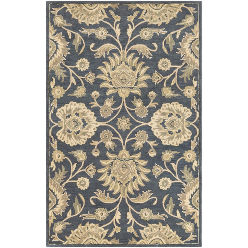 Livabliss Caesar Updated Traditional Paisley Hand Tufted Area Rug.