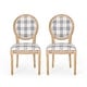 preview thumbnail 33 of 90, Phinnaeus French Country Fabric Dining Chairs (Set of 2) by Christopher Knight Home