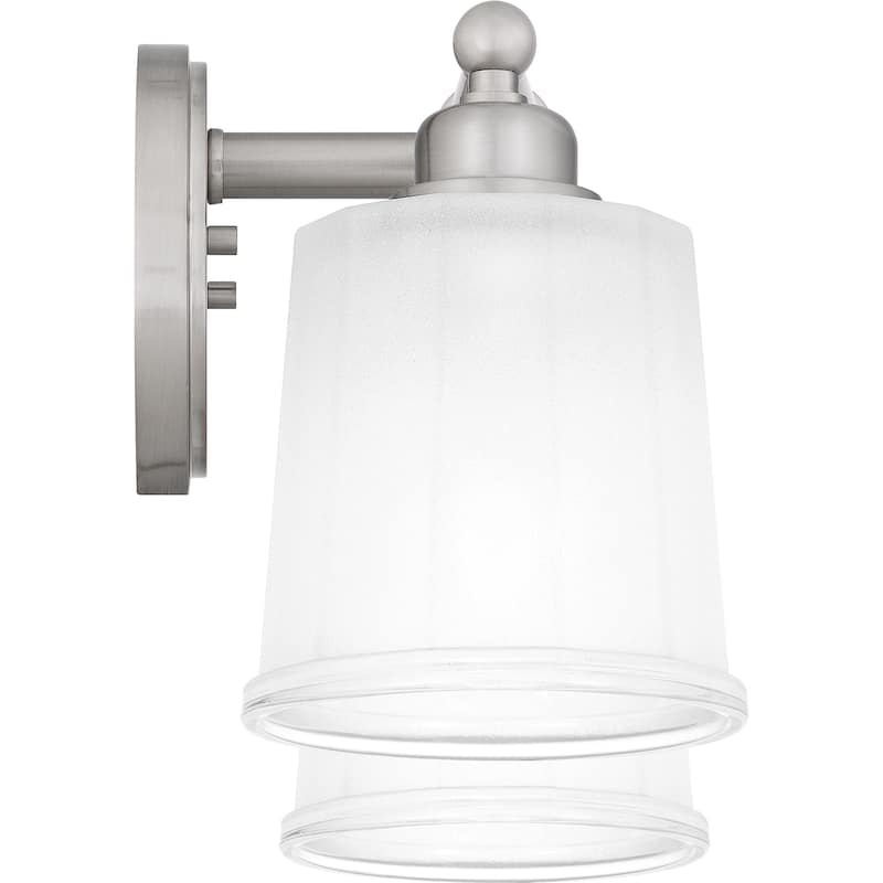 Cecilia 2-Light Brushed Nickel Bath Light