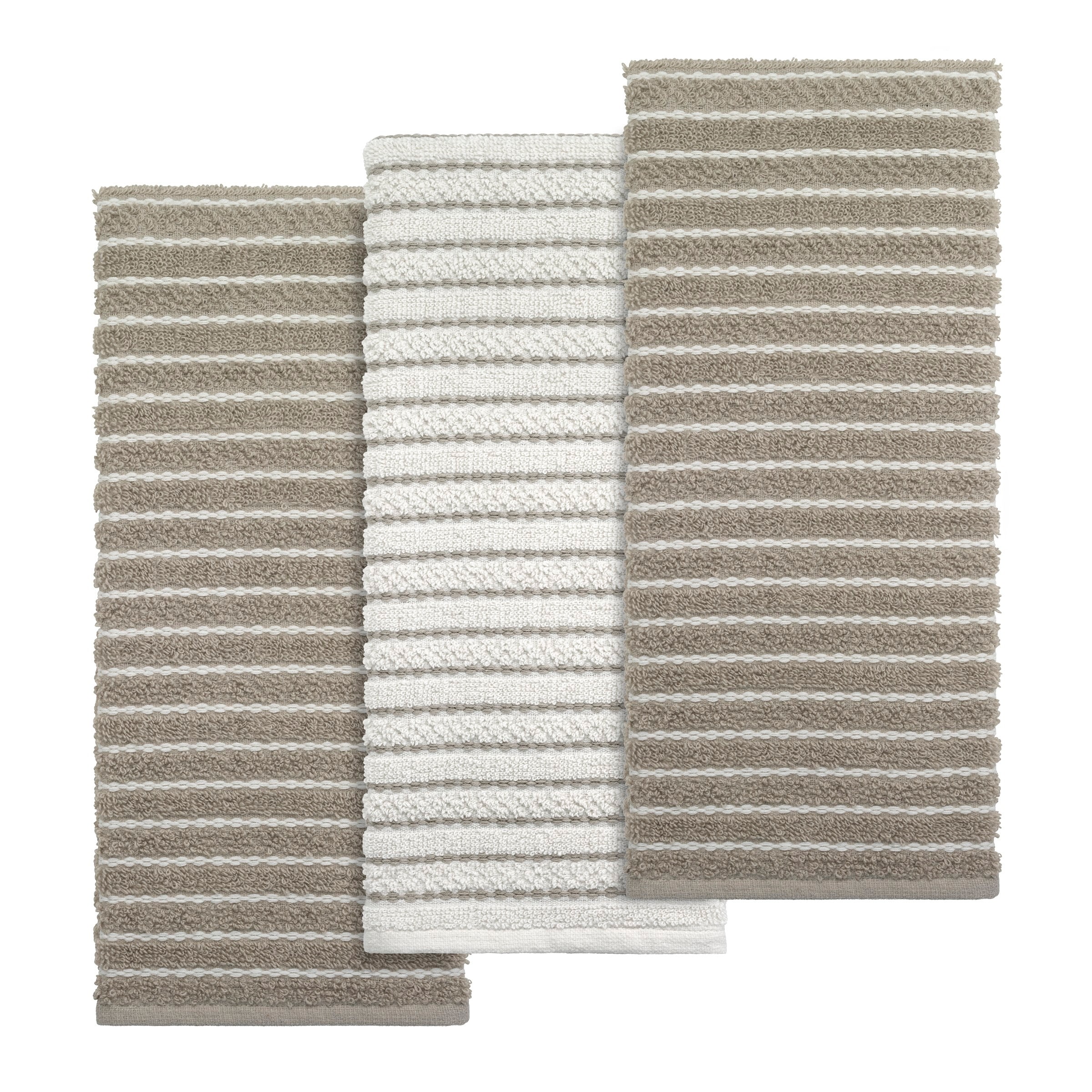 Izod Westport 3-Piece Kitchen Towel Set - Kitchen Towel 3 Pack
