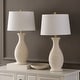 preview thumbnail 12 of 12, SAFAVIEH Lighting Bentlee Grey 30-inch LED Table Lamp (Set of 2) - 15"W x 15"D x 30"H