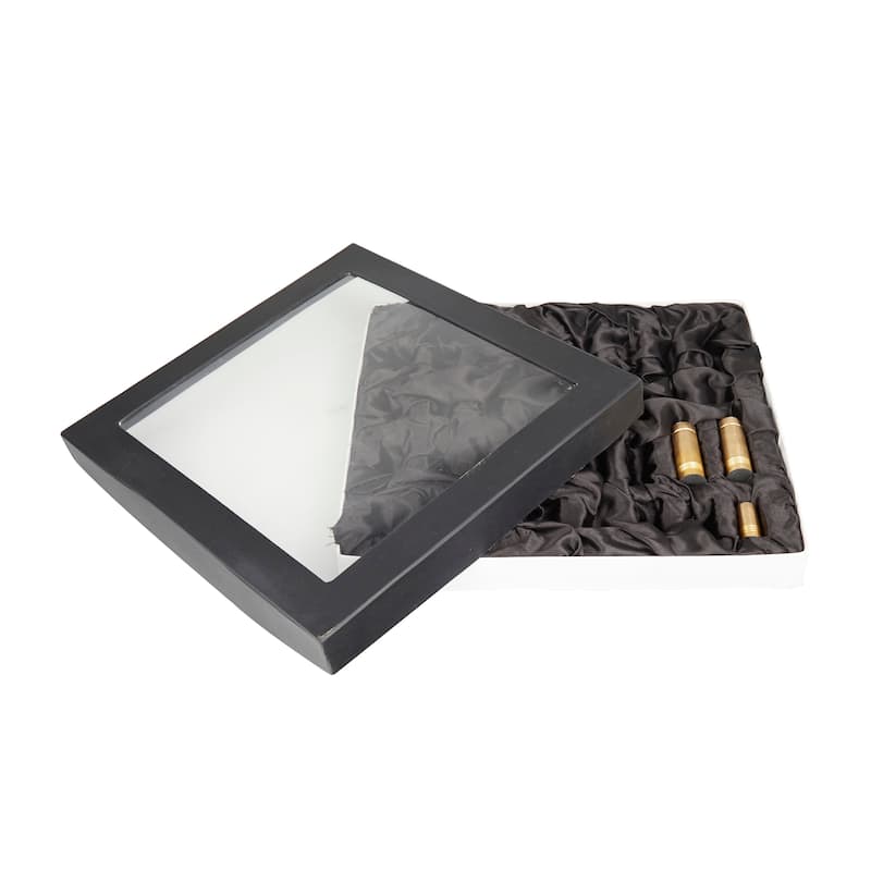 Aluminum Chess Game Set - 14"W, 4"H