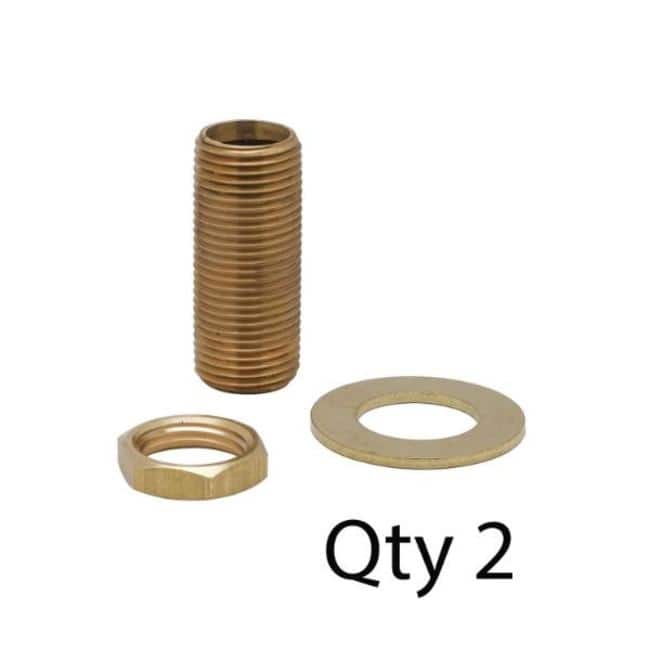 T and S Brass 2" Supply Nipple Kit (Pack of 2)