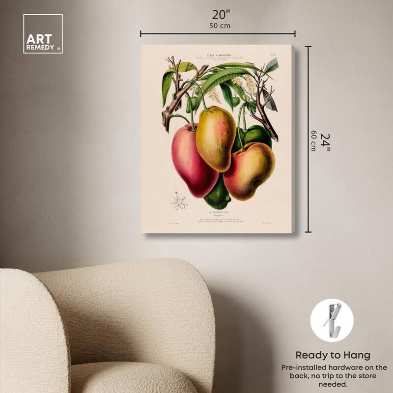 Mangoes by Etienne Denisse Canvas by Art Remedy, Gallery Wrapped