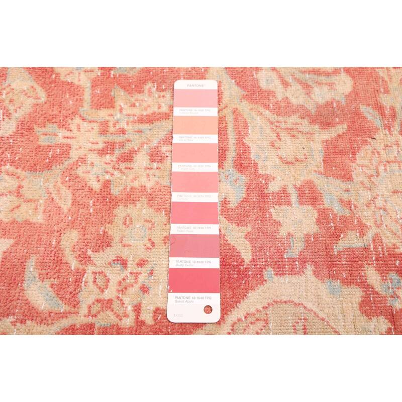 ECARPETGALLERY Hand-knotted Antalya Vintage Red Wool Rug - 8'10 x 12'6