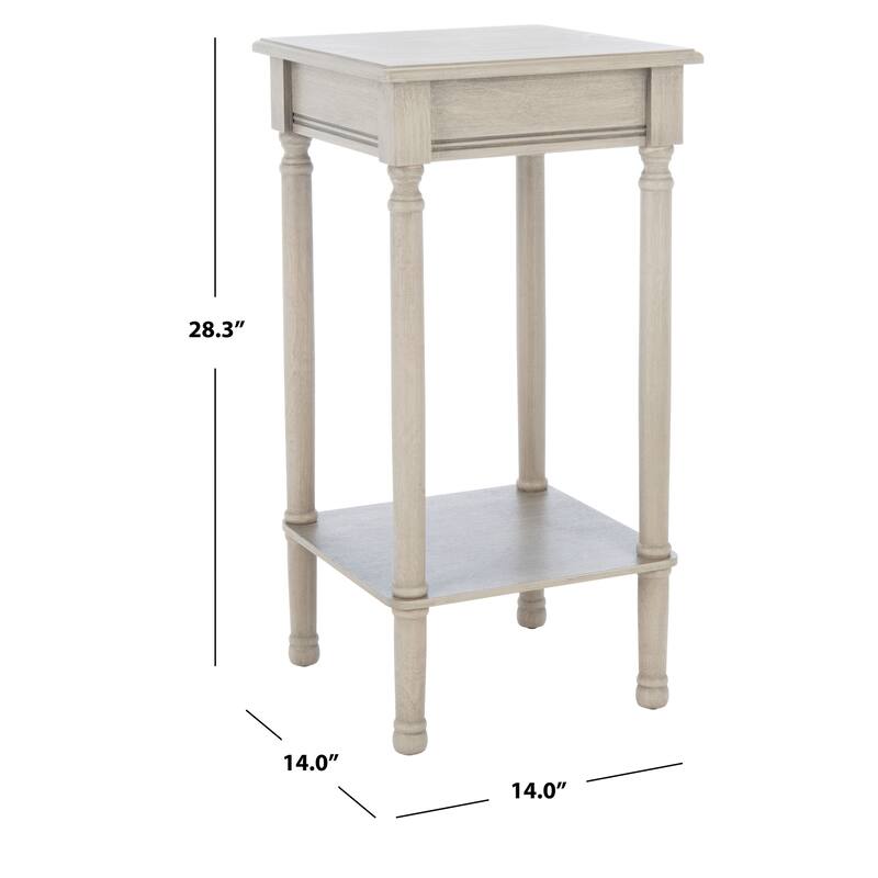 SAFAVIEH Agnita Square Accent Table - 14" W x 14" L x 28.3" H - 14Wx14Dx28H