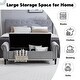 preview thumbnail 62 of 74, 67" Velvet Tufted Storage Bench for Bedroom End of Bed with Roll Arms