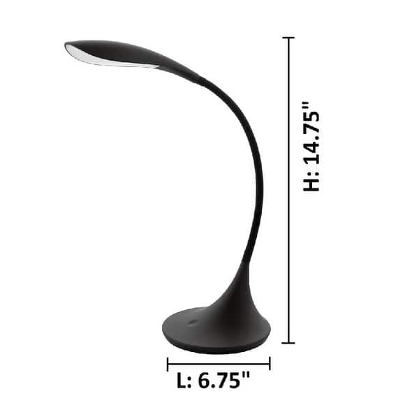 antenne Voordracht marmeren Eglo Dambera 1-light LED Desk Lamp - Overstock - 16985311
