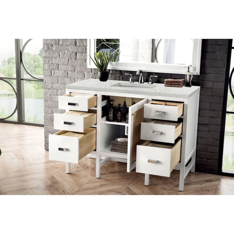 James Martin Vanities Addison 48" Single Basin Hardwood Vanity Set