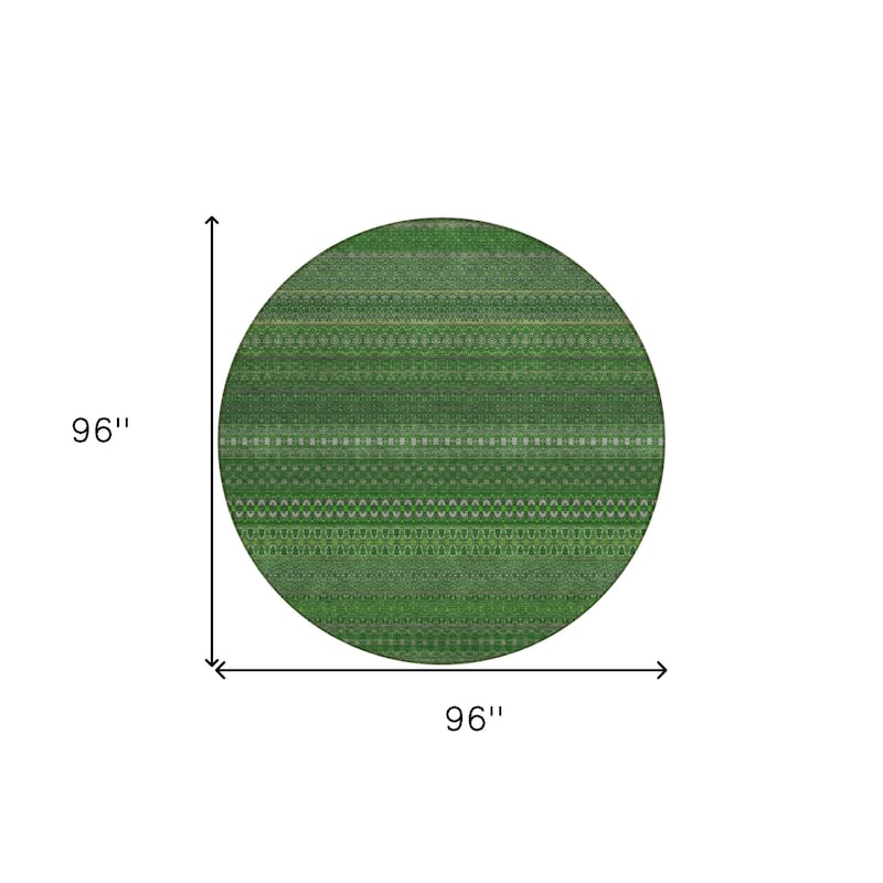 Alfisi Stripe Weather Resistant Timeless Fusion Outdoor Rug