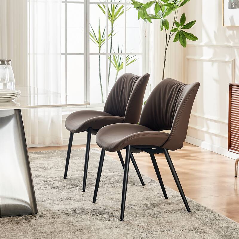Modern Dining Kitchen Chairs Set of 2 Loads up to 300lbs