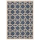 SAFAVIEH Courtyard Lawanda Trellis Indoor/ Outdoor Waterproof Patio Backyard Rug