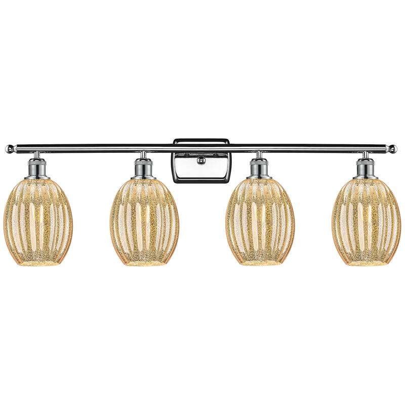 Innovations Lighting 516-4W-12-37 Preston Vanity Preston 4 Light 37" - Polished Chrome / Mercury