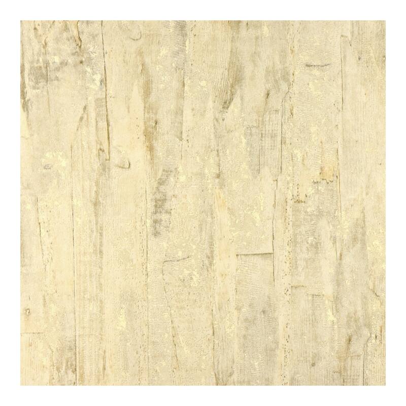Advantage Lindens Light Yellow Wood Wallpaper - 21 x 396 x 0.025