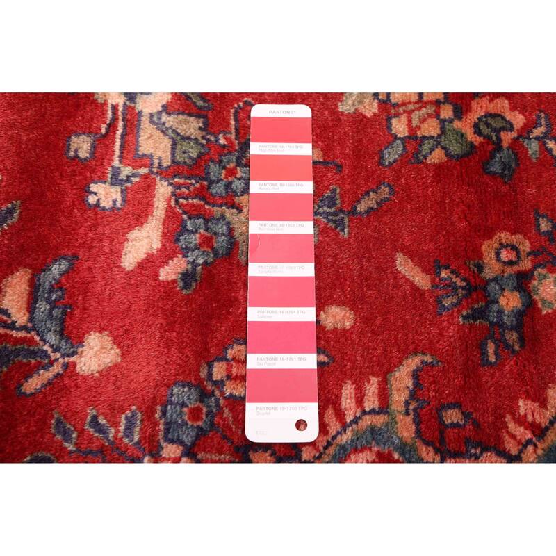 ECARPETGALLERY Hand-knotted Andelz Red Wool Rug - 3'1 x 10'2