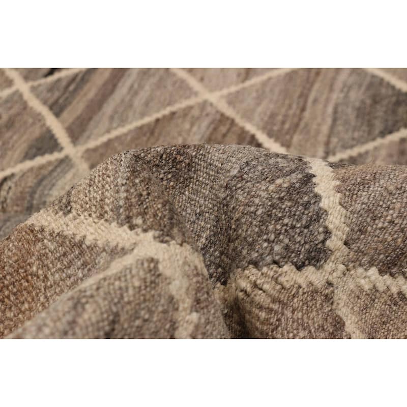 Sivas Taupe Kilim 4'11" x 6'4" - 4'11 x 6'4