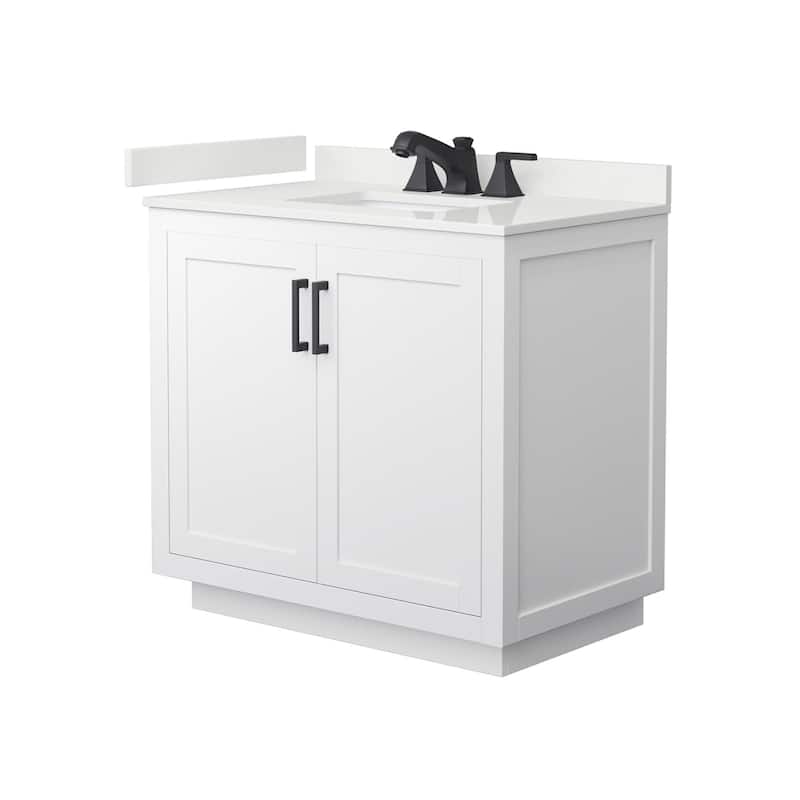 Wyndham Collection WCF292936S-QTZ-US3MXX Miranda 36" Free Standing