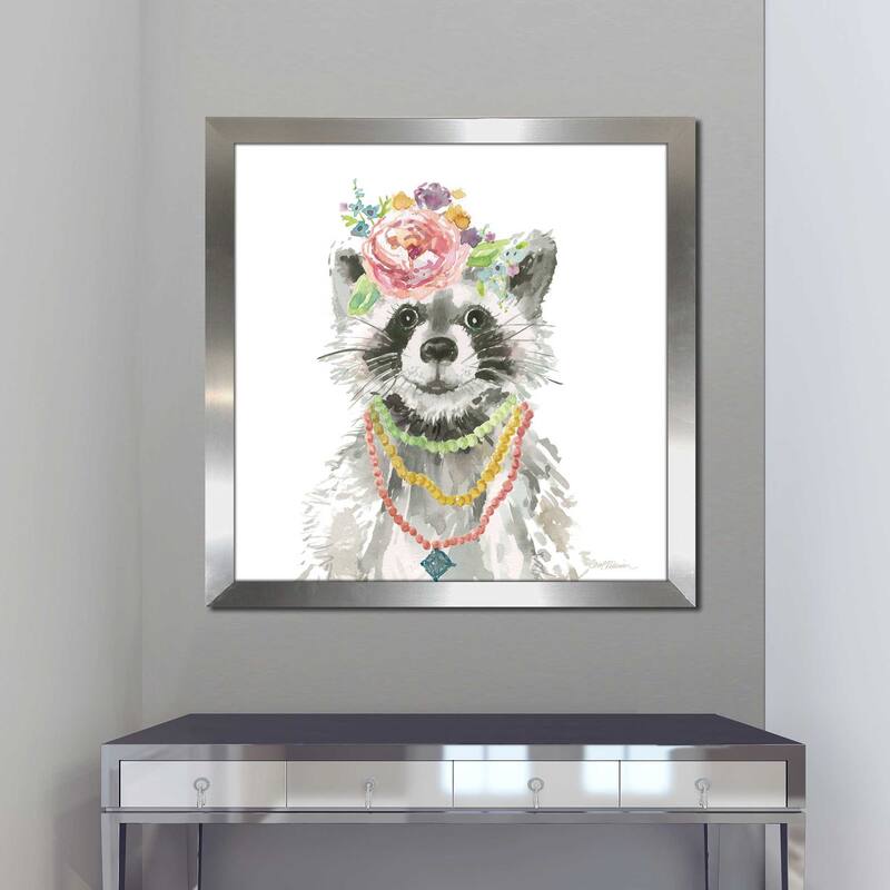 "Glamour Girls Raccoon" by Carol Robinson Print on Acrylic