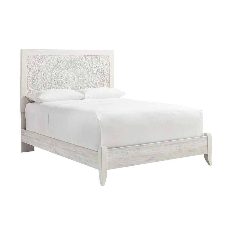 Signature Design by Ashley Paxberry White Queen Panel Bed