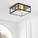 preview thumbnail 31 of 73, Alma 12" Metal/Glass LED Flush Mount, by JONATHAN Y