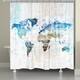 World Travelers Map Shower Curtain - Bed Bath & Beyond - 31985937
