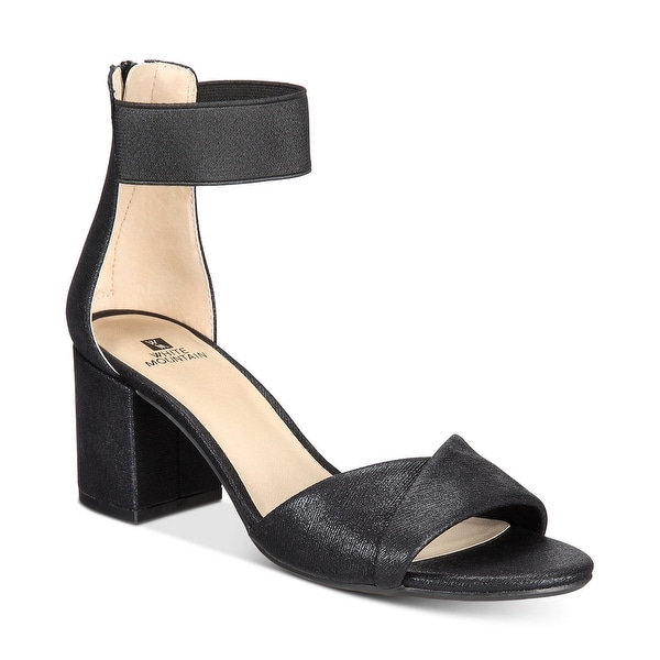 white mountain ankle strap sandals