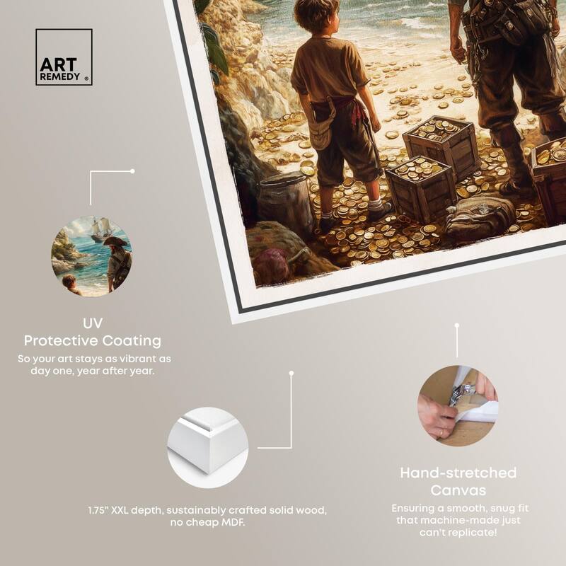 Treasure Island Classic Canvas by Art Remedy