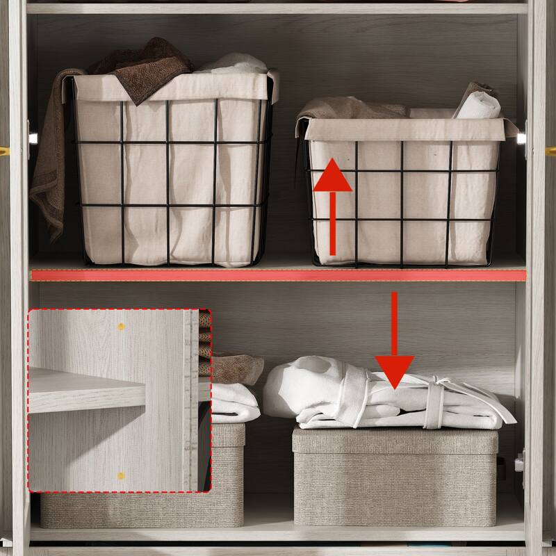 Elegant White Modular Bookcase: Stylish and Flexible Storage Solution for Your Home