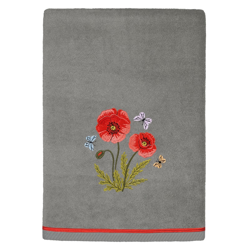 Authentic Hotel and Spa Turkish Cotton Polly 3 PC Towel Set - Charcoal