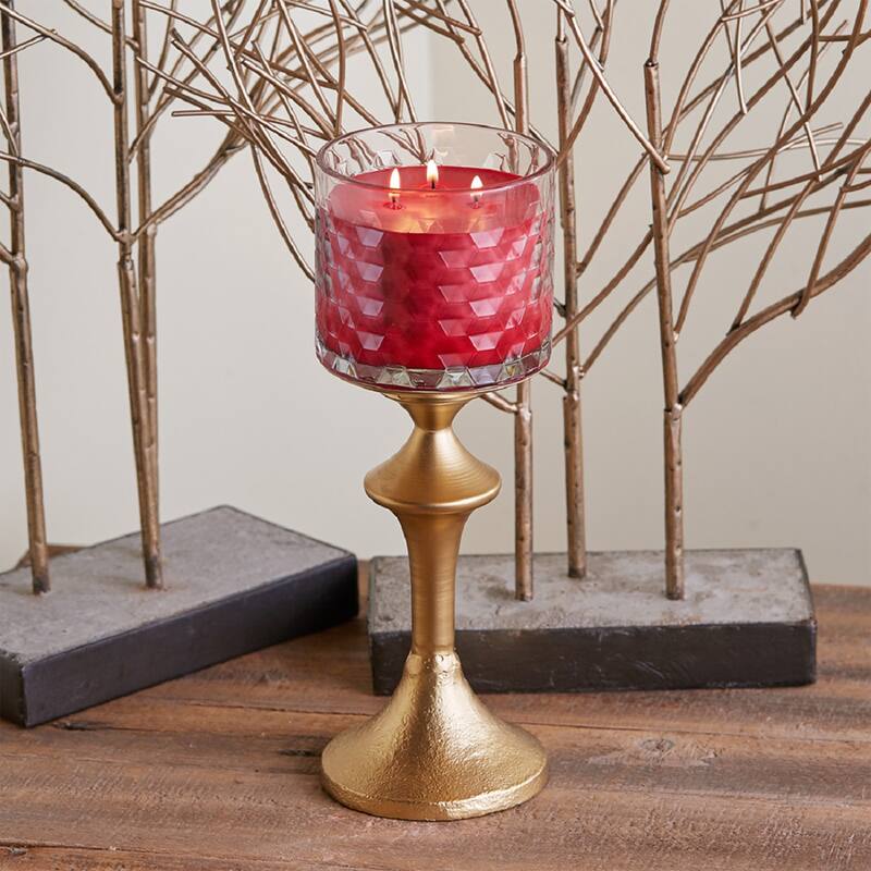 Root Hollyberry Scented 3-Wick Signature Honeycomb Jar