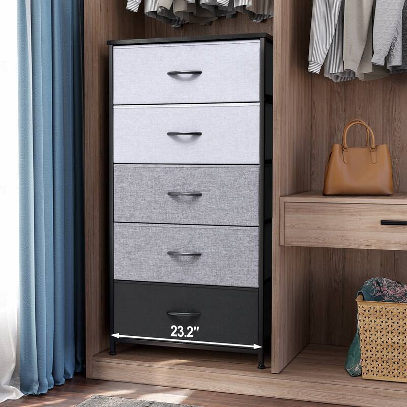 5 Drawers Vertical Dresser Storage Tower Organizer Unit for Bedroom