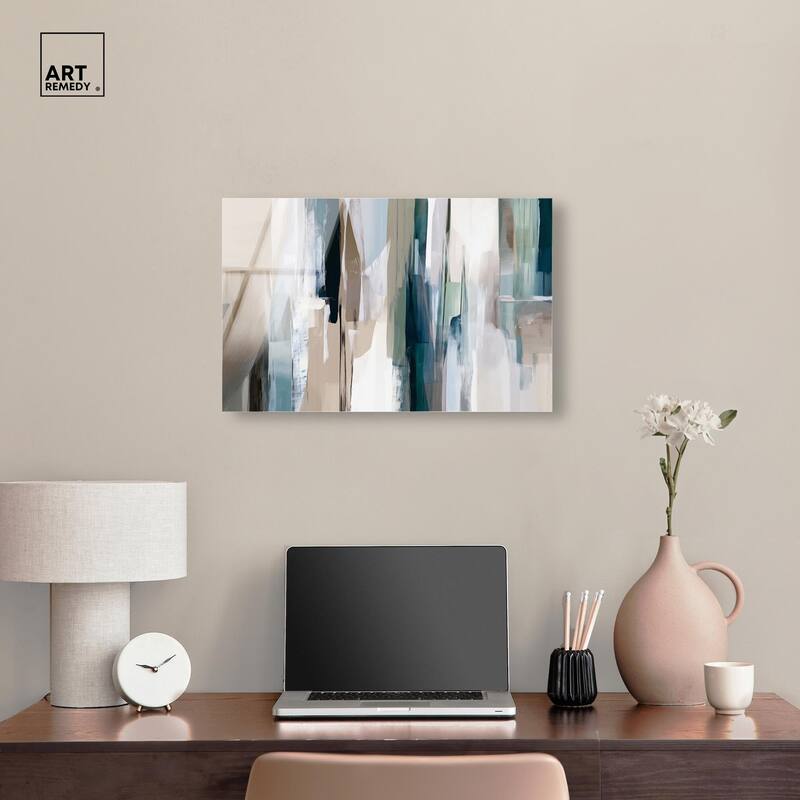 Color Columns Acrylic by Art Remedy, Ready to Hang