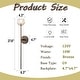 preview thumbnail 7 of 5, H28" Antique Bronze Vertical Wall Lamp with Faceted K9 Crystal Modern Crystal Wall Sconce for Bathroom Hallway