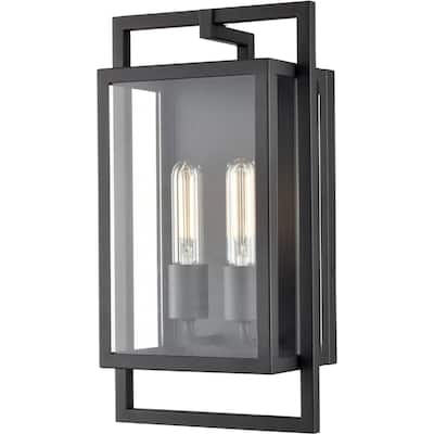 Millennium Lighting 270002 Agatha 2 Light 16" Tall Outdoor Wall Sconce