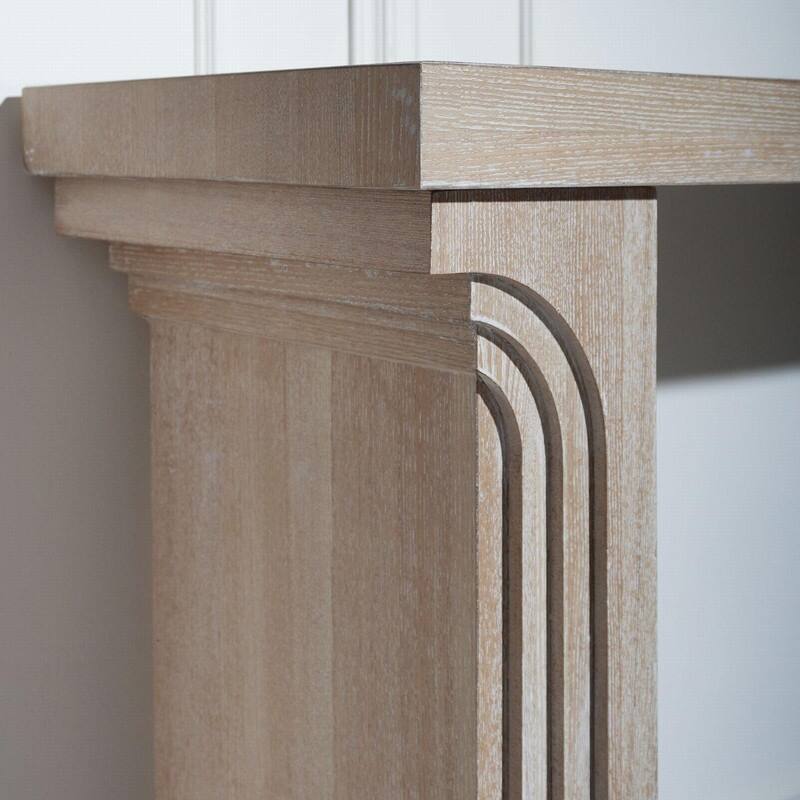 Modern 58" Wooden Console Table for Entryway Living Room and Hallway Decorative Accent