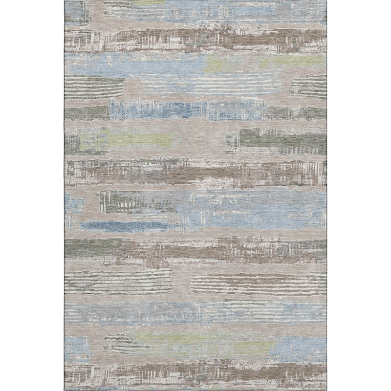 Premium Washable Super Soft Abstract Stripes Mayfield Rug