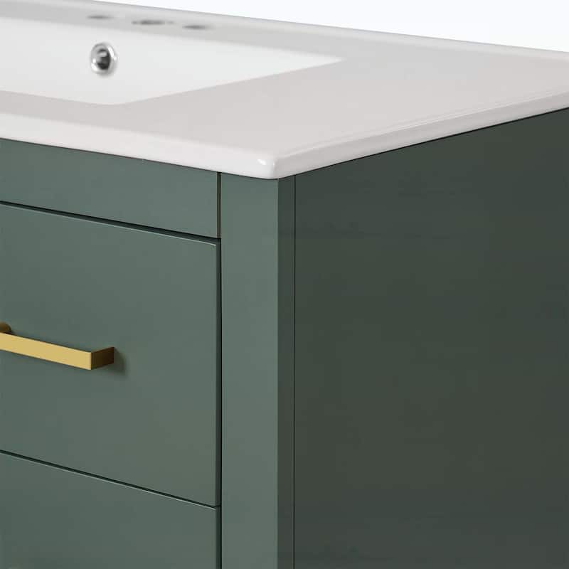 36'' Bathroom Vanity with Ceramic Sink Combo