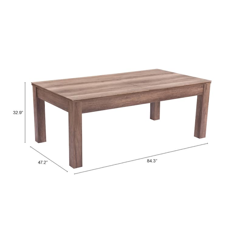 Lac Vieux 3 In 1 Table Brown With Pool Accessories - N/A