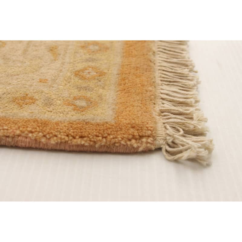 Hand-knotted Pako Persian Copper Wool Rug - On Sale - Bed Bath & Beyond ...