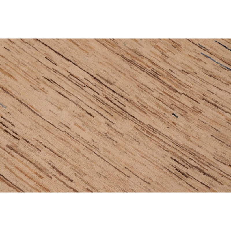 Boho Earthline Gabbeh Hand Knotted Wool Area Rug