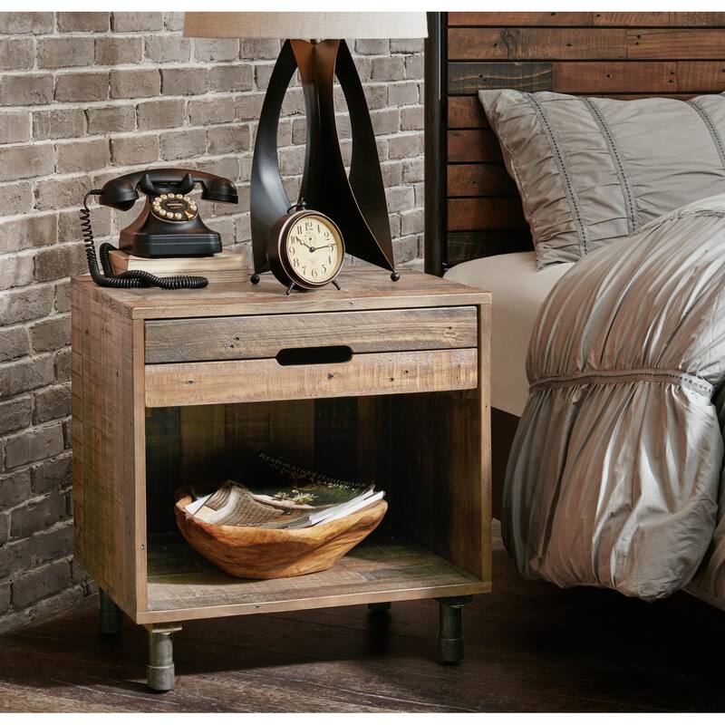 INK+IVY Renu Solid Wood Nightstand