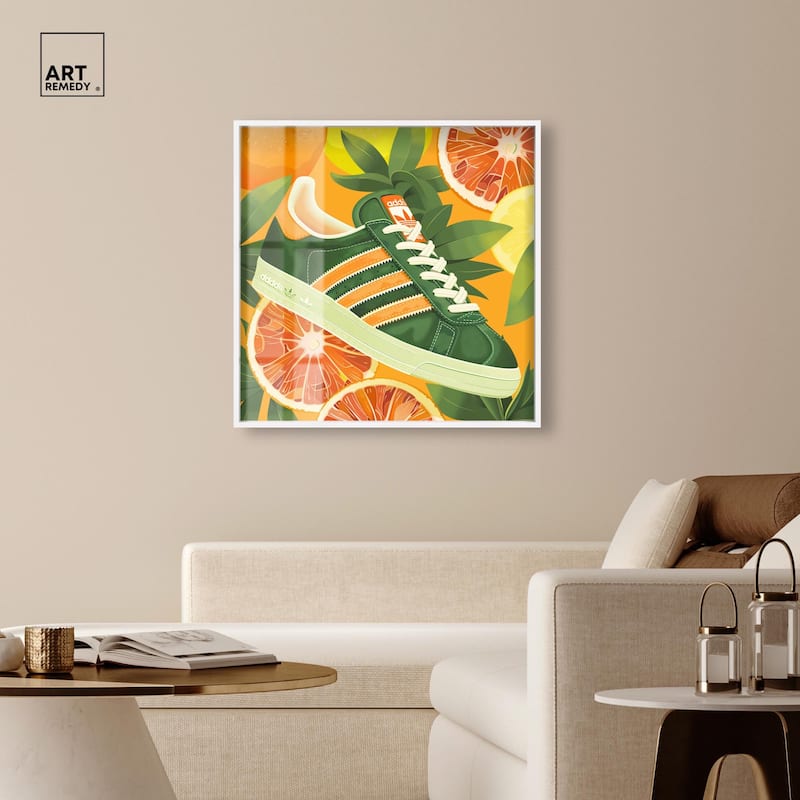 Citrus Sneaker Shadowbox by Art Remedy