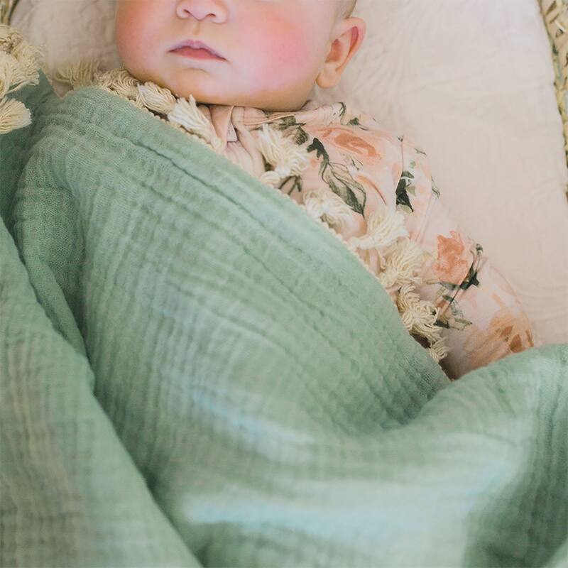 Crane Baby 6-Layer Muslin Blanket