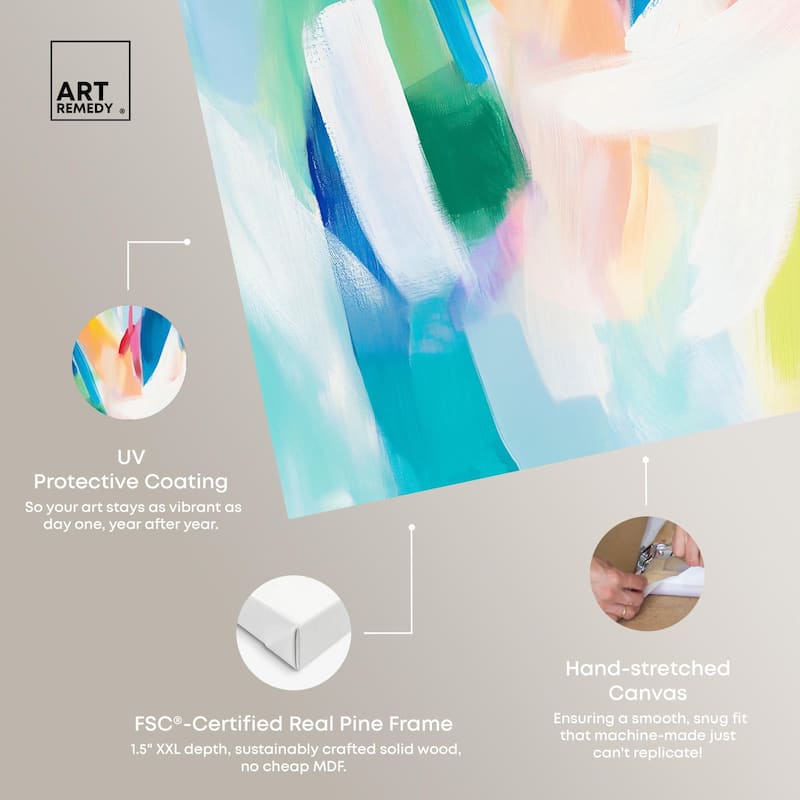 Whirlwind of Color II Canvas by Art Remedy, Gallery Wrapped