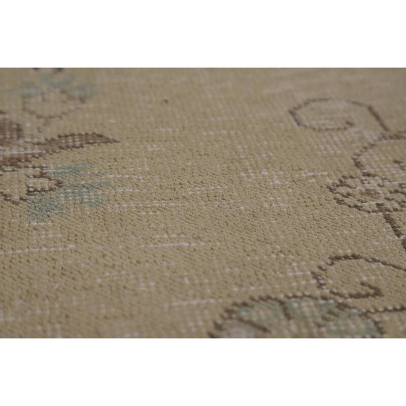 Tabriz Persian Vintage Area Rug Handmade Oriental Wool Carpet - 9'8" x 12'8"