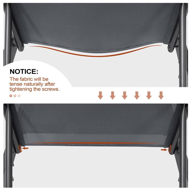 Crestlive Products Outdoor Patio Adjustable Chaise Lounge Chairs