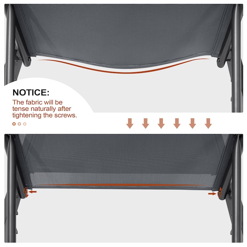 Outdoor Patio Adjustable Chaise Lounge Chairs