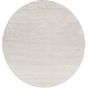 preview thumbnail 27 of 29, Livabliss Misha Global Machine Washable Area Rug Cream/Grey - Round - 6' 7" x 6' 7"