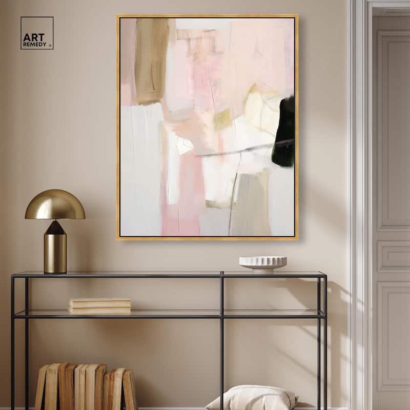Pistachio Pink II Canvas by Art Remedy