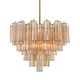 preview thumbnail 1 of 5, Crystorama Lighting Group ADD-312-AM Addis 12 Light 27" Wide Waterfall Aged Brass
